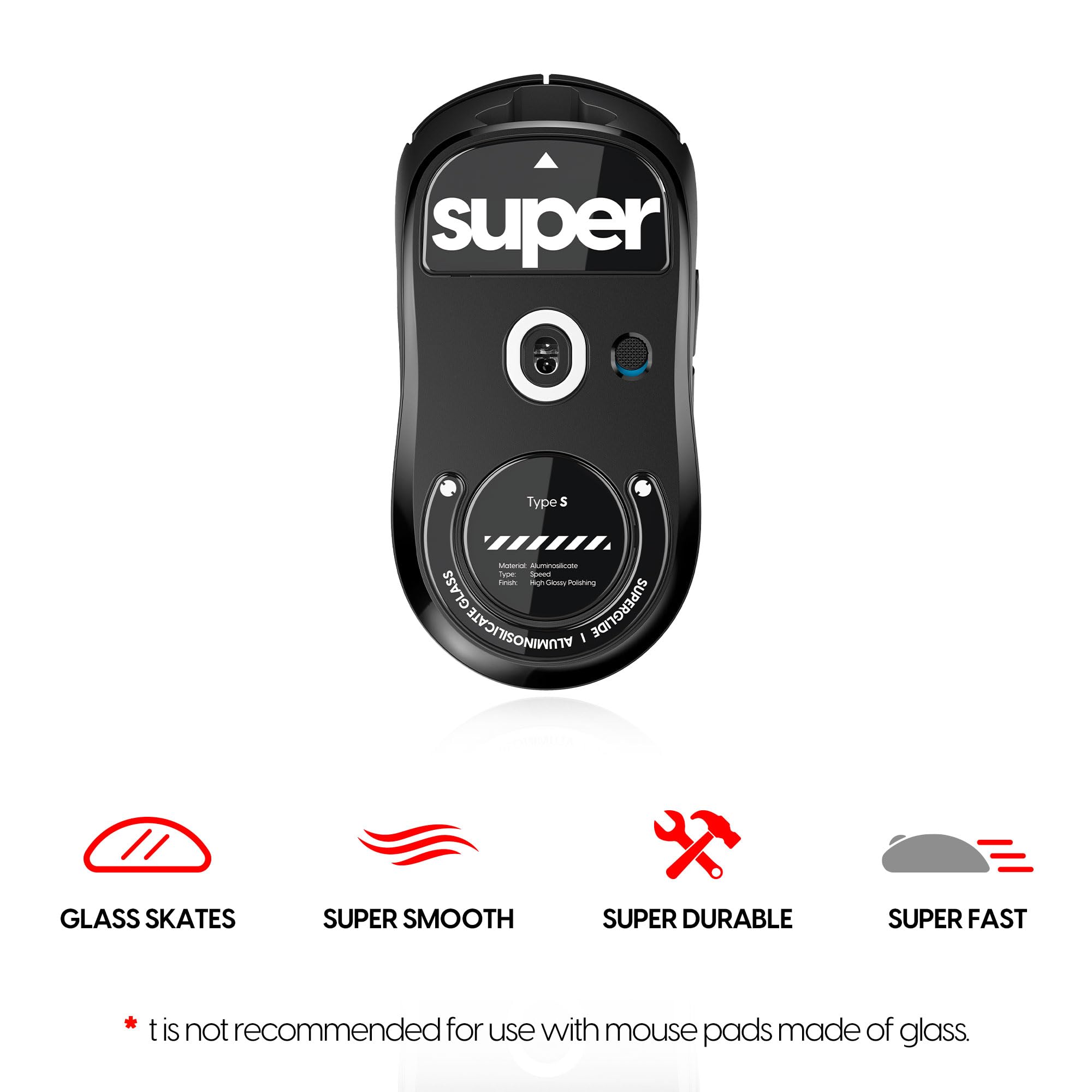 Amazon.co.jp: Superglide(Type S) マウスソール for Logicool Gpro X